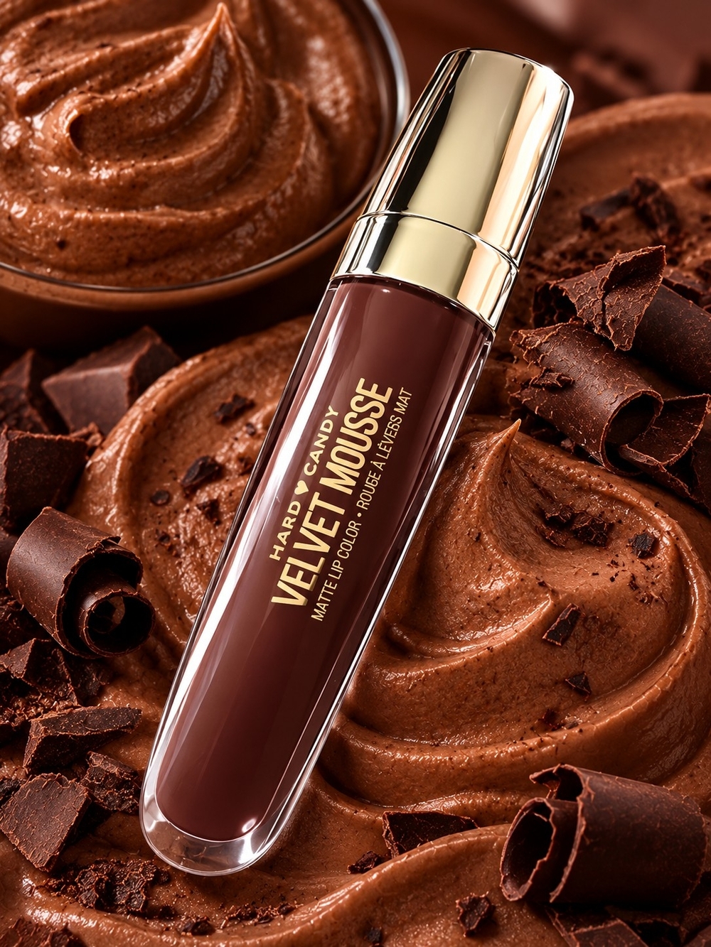 Hard Candy Velvet Mousse Matte Lip Color — Chocolate Brown